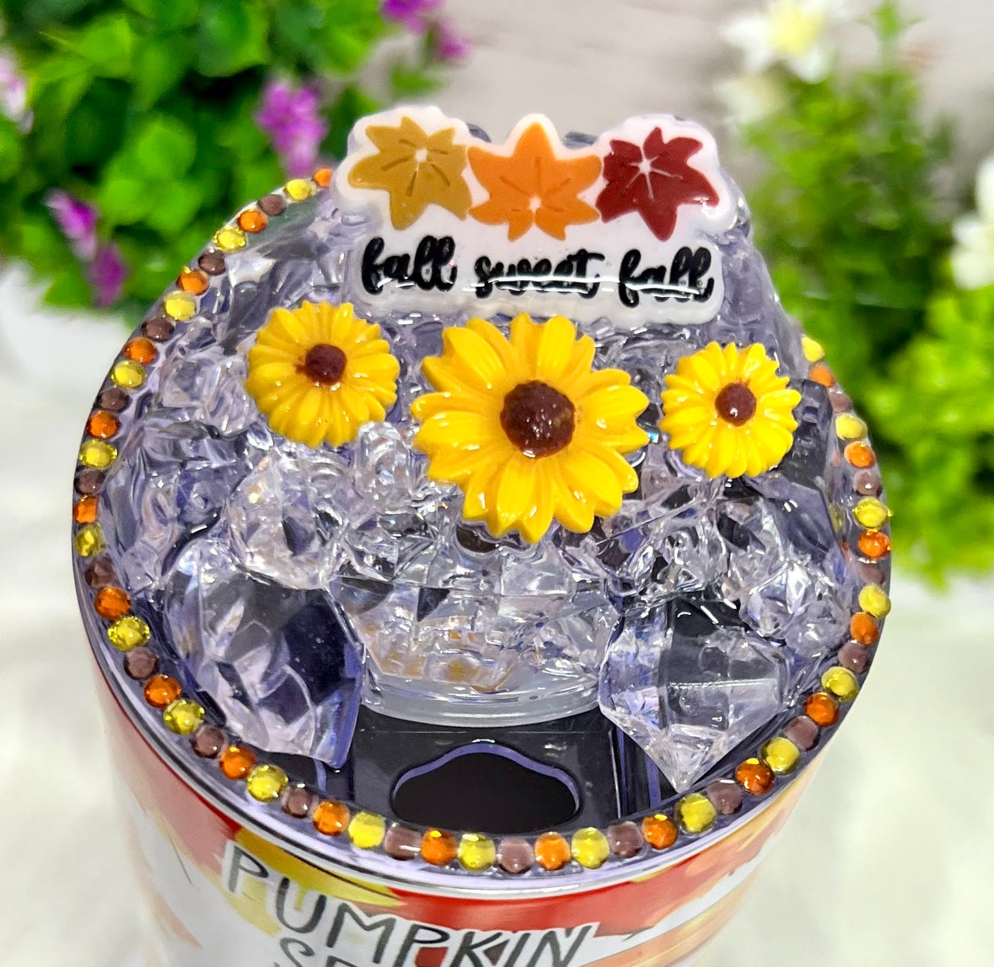 Happy Fall - 20 oz Tumbler Only OR with Topper Set