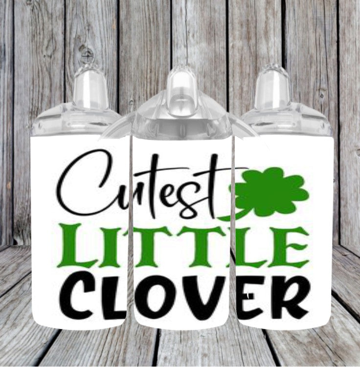 Cutest Little Clover - 12 oz Sippy Cup