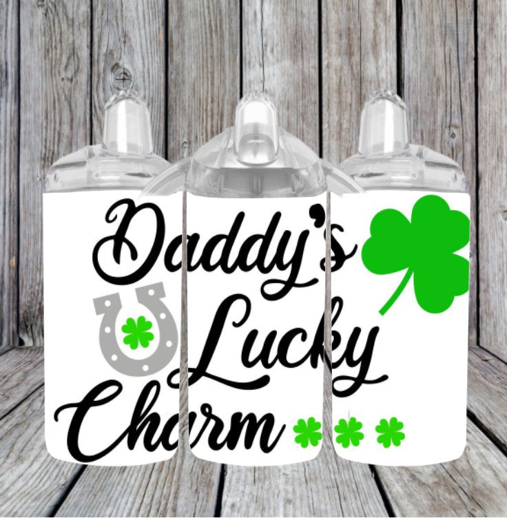 Daddy's Lucky Charm - 12 oz Sippy Cup
