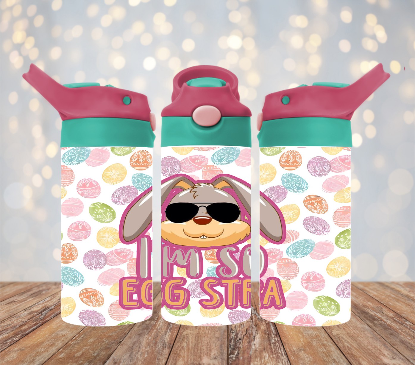 I'm So Egg stra - 12 oz Kids Cup