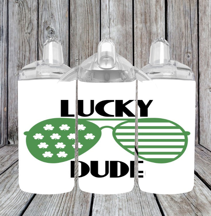 Lucky Dude - 12 oz Sippy Cup