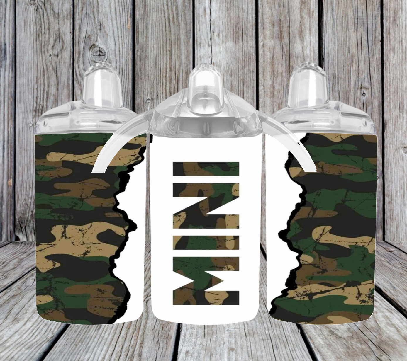 Mini Camo - 12 oz Sippy Cup