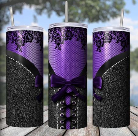Leather & Lace Purple