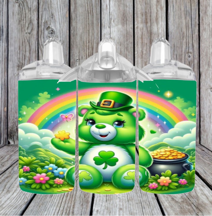 Shamrock Carebear - 12 oz Sippy Cup