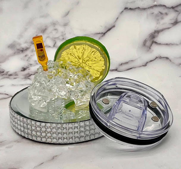 Tumbler Topper **Magnetic detachable Jose Cuervo and Lime Topper for 20 oz Tumblers