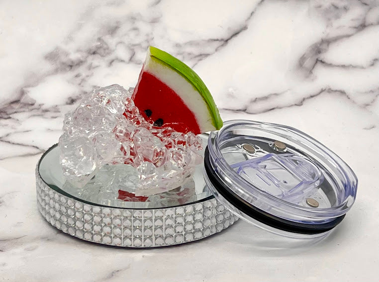 Tumbler Topper **Magnetic detachable Ice and Watermelon Topper for 20 oz Tumblers