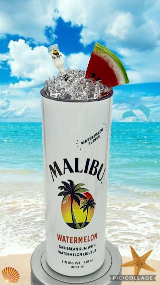 Tumbler Topper Watermelon Malibu for 20 oz Tumblers