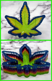 Epoxy Leaf Trinket Dish/Ashtray Pride