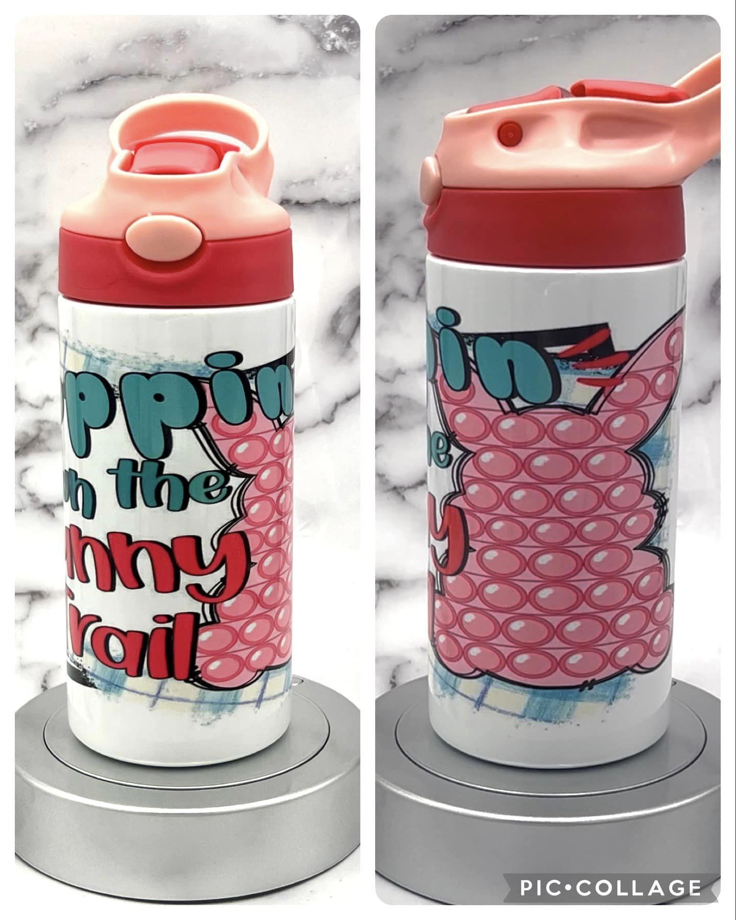 Poppin Down the Bunny Trail 12 oz Kids Cup