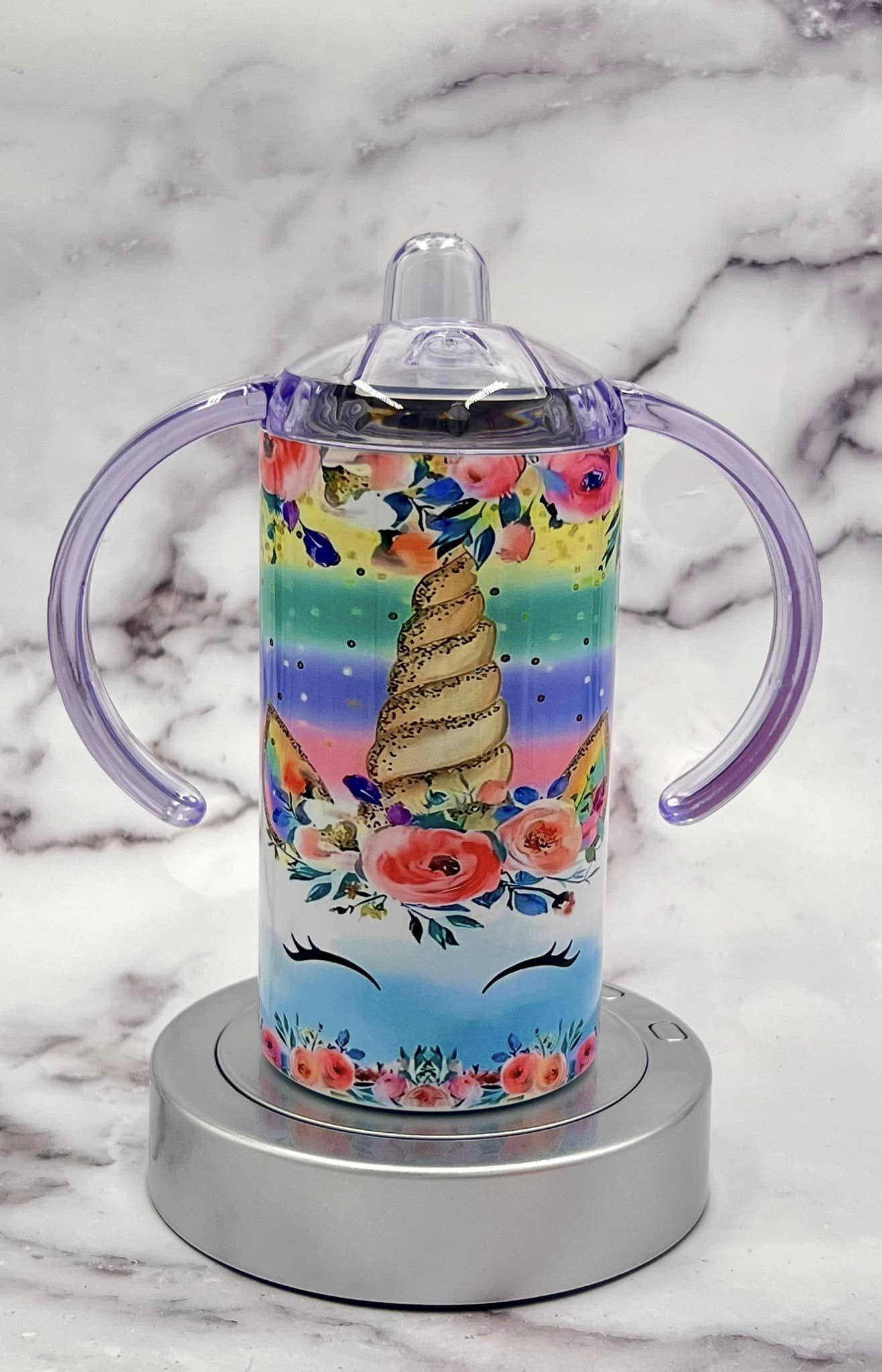 Unicorn 12 oz Sippy Cup