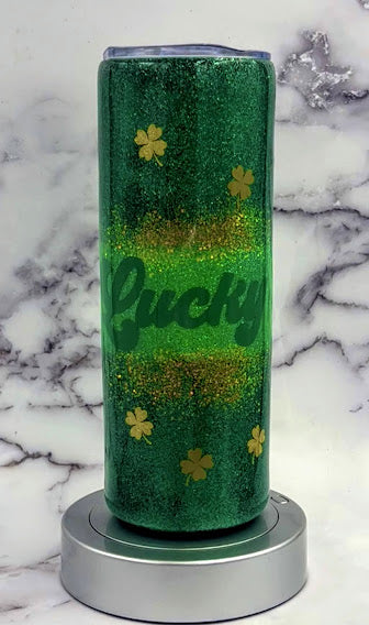 Lucky - Glitter 20 oz Tumbler