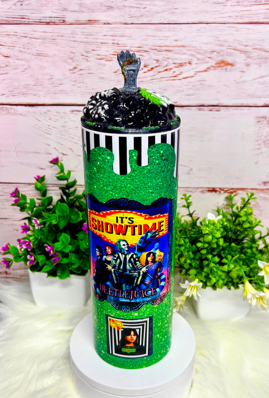 Beetlejuice Beetlejuice cast - 20 oz Tumbler Only OR with Topper Set