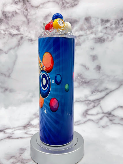 Bingo 20 oz Tumbler only OR Tumbler with Ice/Bingo Ball Topper