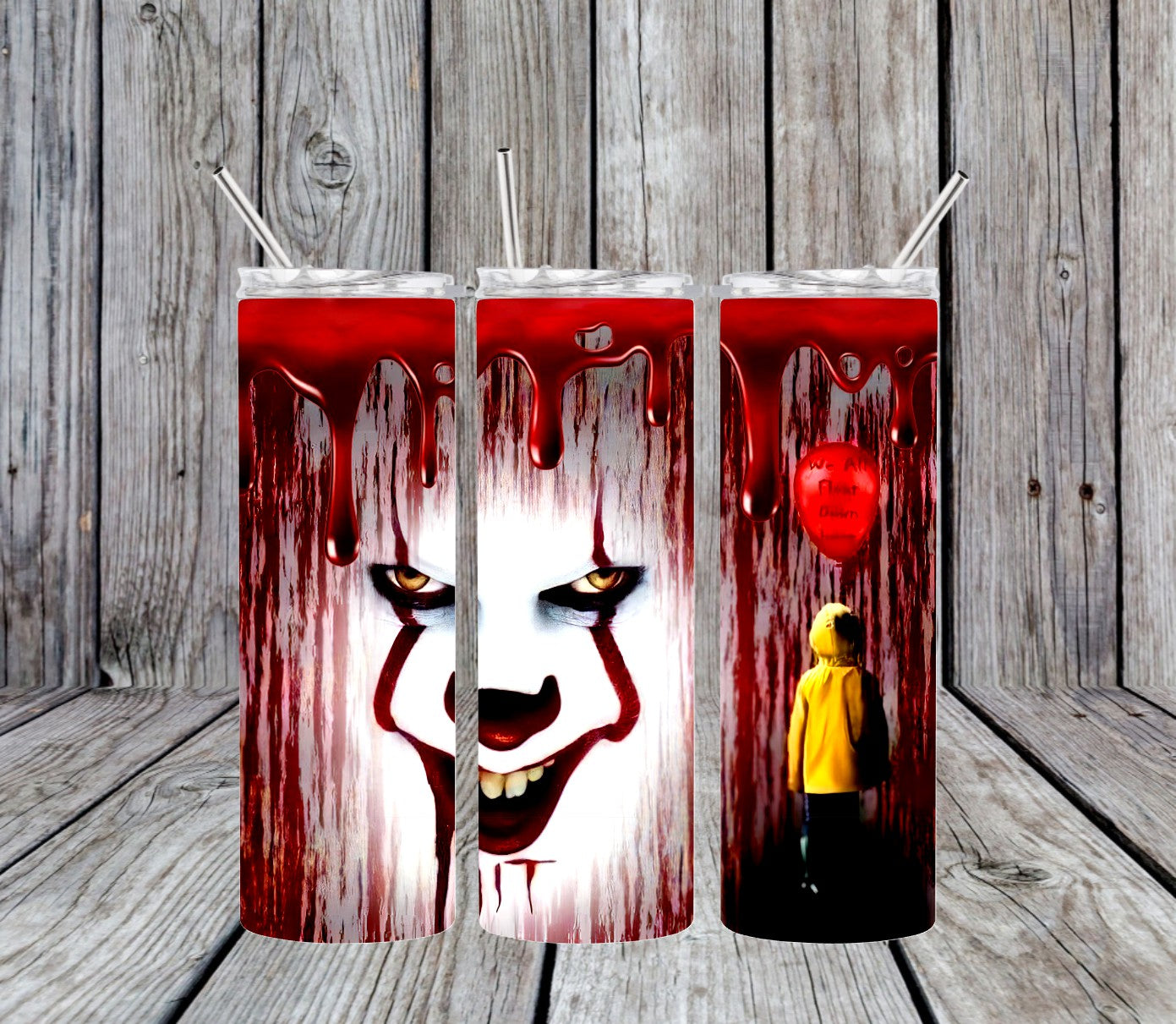 It Pennywise - 20 oz Tumbler Only OR with Topper Set