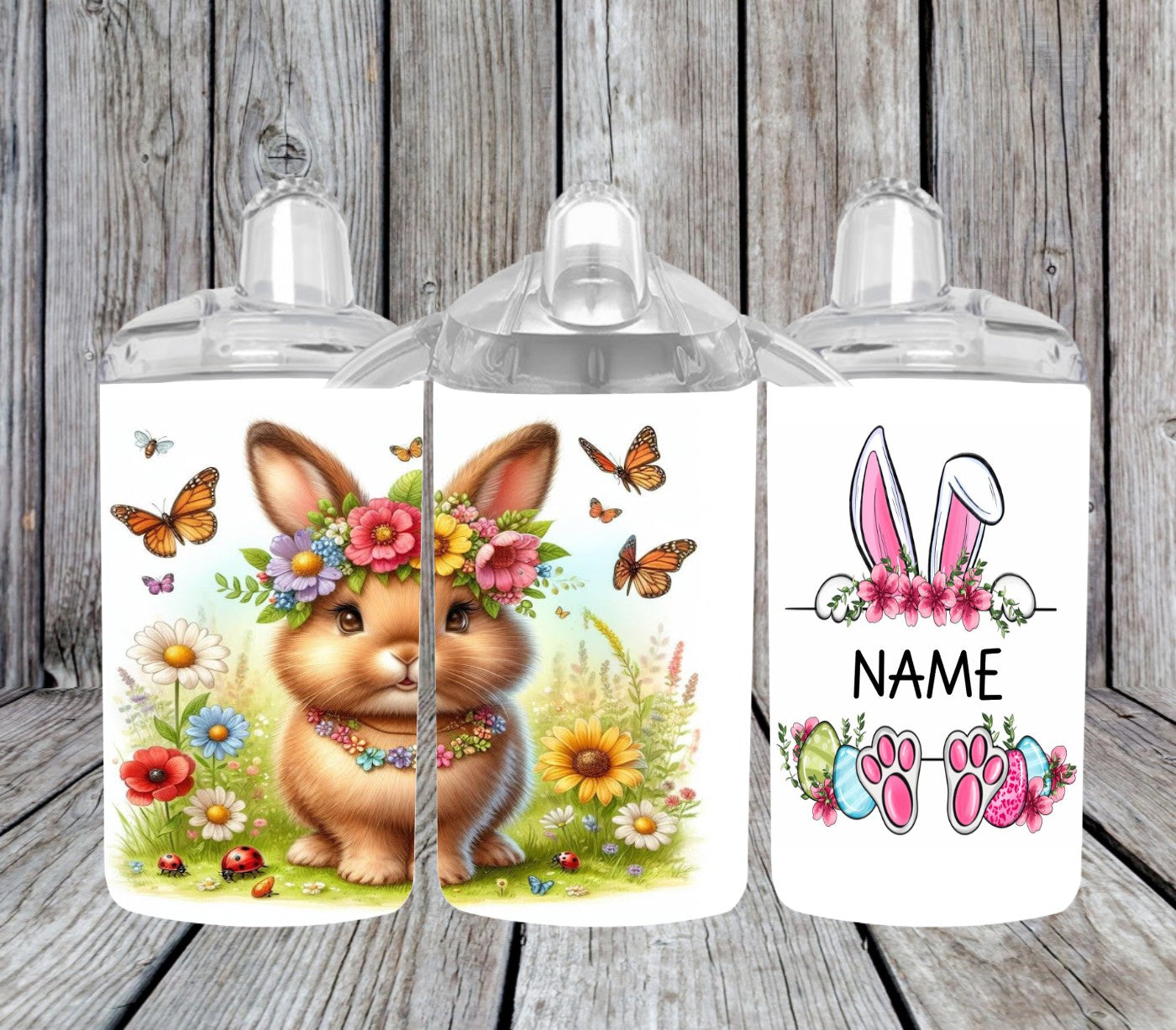 Easter Bunny - add name 12 oz Sippy Cup