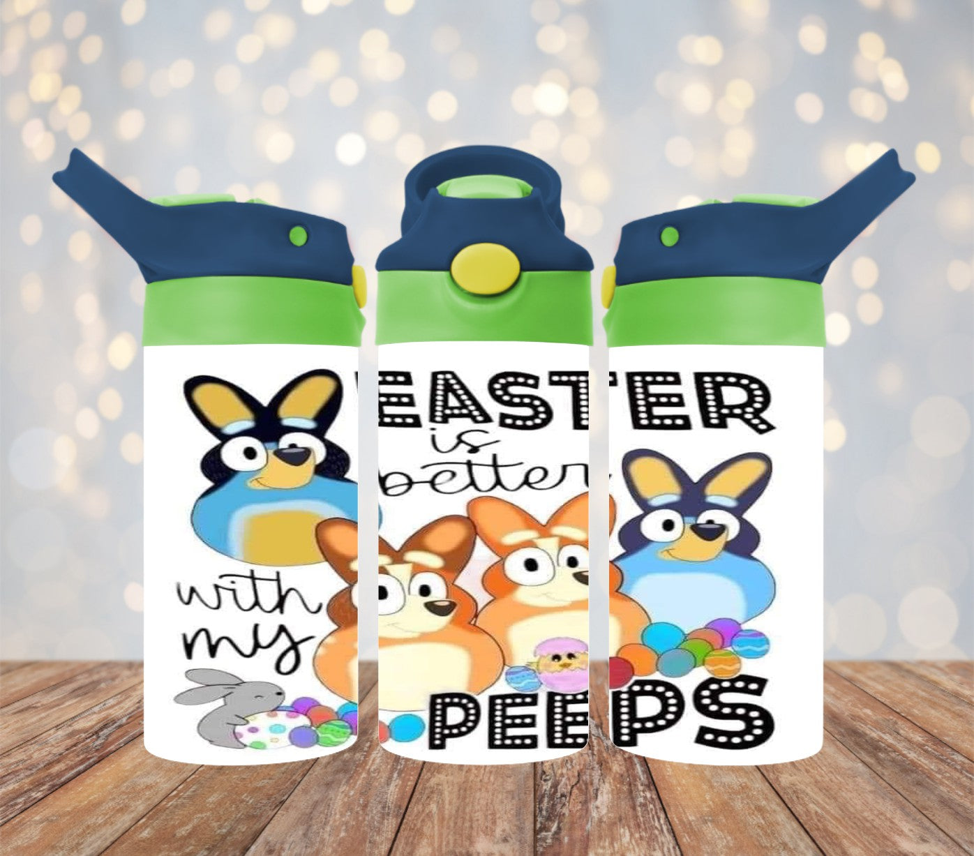 Easter Is Better With My Peeps Bluey - 12 oz Kids Cup