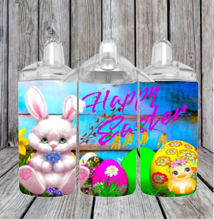 Happy Easter - 12 oz Sippy Cup