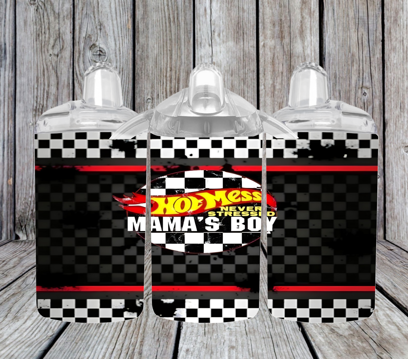 Mama's Boy - Red 12 oz Sippy Cup