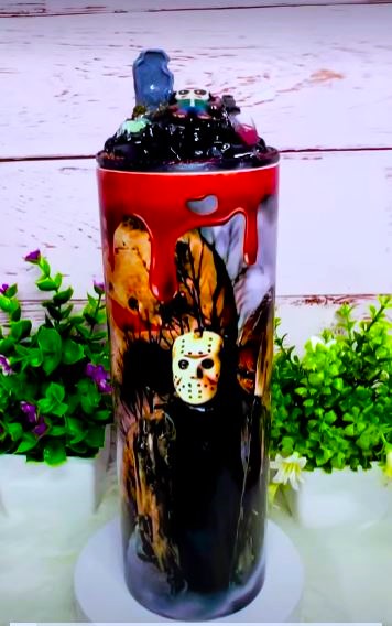 Friday the 13th Jason - 20 oz Tumbler Only OR with Topper Set