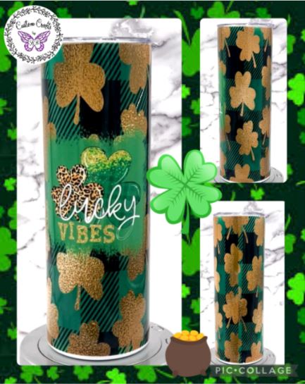 Lucky Vibes (green/gold/black)