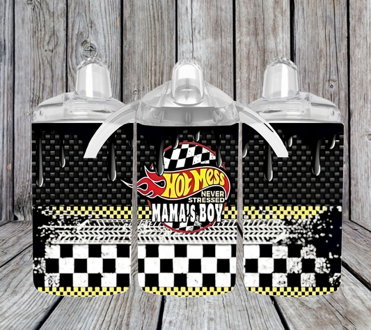 Mama's Boy - B&W Racing 12 oz Sippy Cup