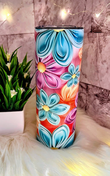 Pastel Flowers 3D