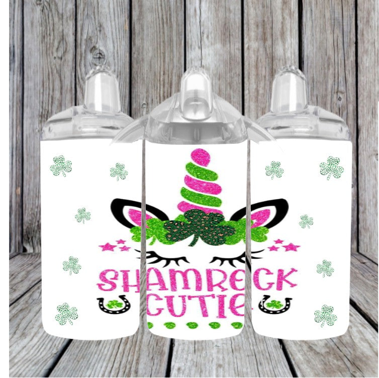 Shamrock Cutie - 12 oz Sippy Cup